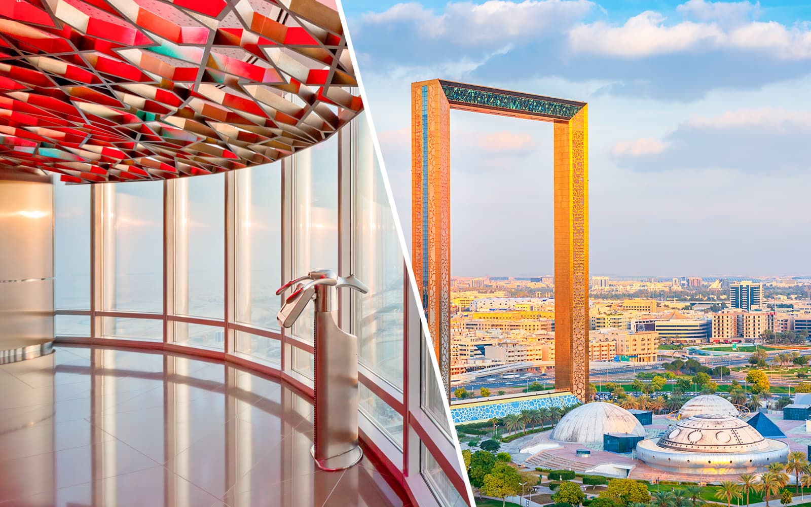 Combo (Save 10%): Burj Khalifa At The Top + Dubai Frame Tickets banner