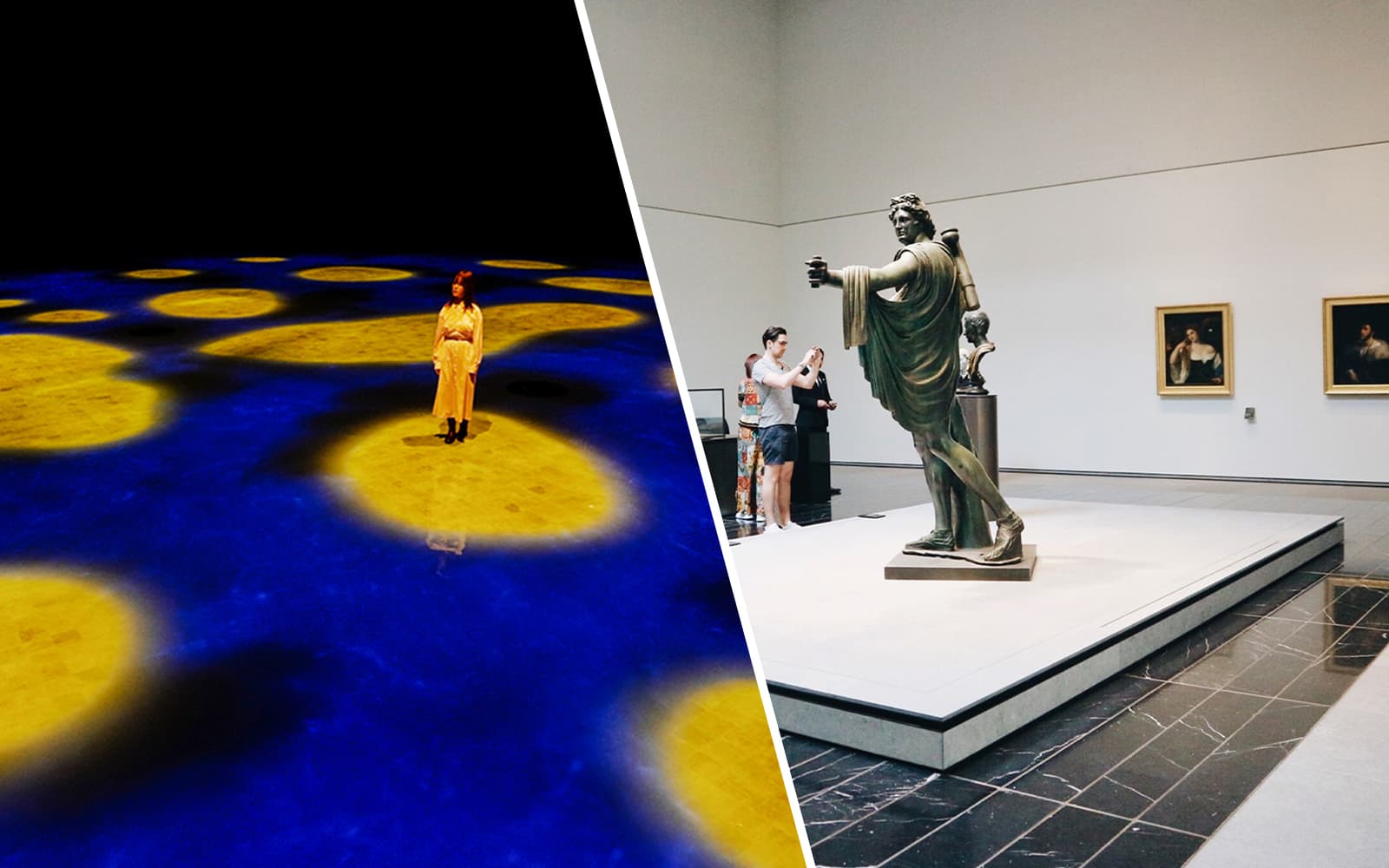 Combo (Save 12%): teamLab Phenomena Abu Dhabi + Louvre Abu Dhabi Skip-the-Line Tickets with Kids Go Free Offer banner